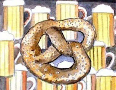 Pretzel and Beer