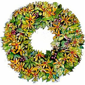 Forsythia Wreath